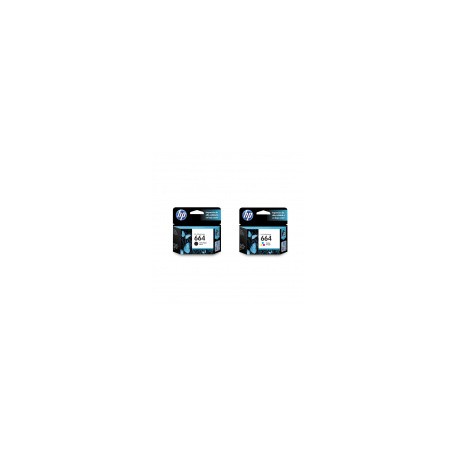 Combo de 2 Cartuchos de Tinta: HP 664 Negra + 664 Tri Color para HP DeskjetMEDI SOL
