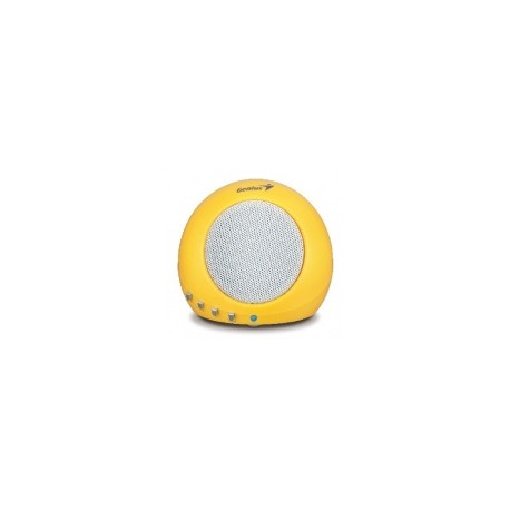 Genius Bocina Portátil SP-i300, Inalámbrico, 2W RMS, USB, AmarilloMEDI SOL