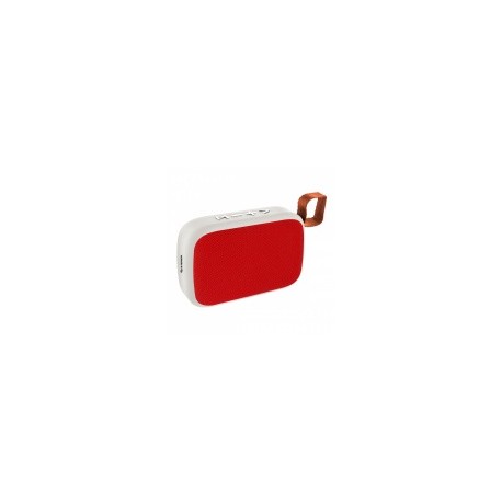 Steren Mini Bocina Portátil BOC-832, Bluetooth, Inalámbrico, 3W RMS, USB, Rojo/BlancoMEDI SOL
