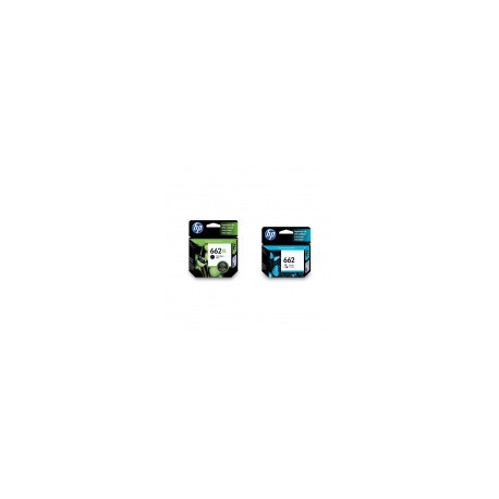 Combo de 2 cartuchos de tinta HP 662 Negra XL + 662 Tri Color para HP Deskjet.MEDI SOL