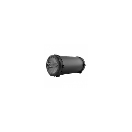 Steren Bocina Portátil Mini Bazooka, Bluetooth, Inalámbrico, 10W RMS, USB, NegroMEDI SOL