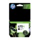 Cartucho HP 670XL Negro Original, 550 PáginasMEDI SOL