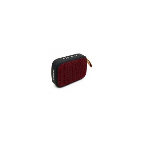 BRobotix Bocina Portátil 136476, Bluetooth, Inalámbrico, 3W RMS, USB, RojoMEDI SOL