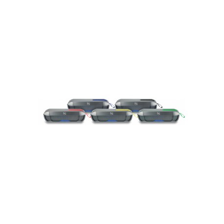 Necnon Bocina Portátil NB-05W, Bluetooth, Inalámbrico, 2.0 Canales, 30W, USB, Amarillo - Resistente al AguaMEDI SOL