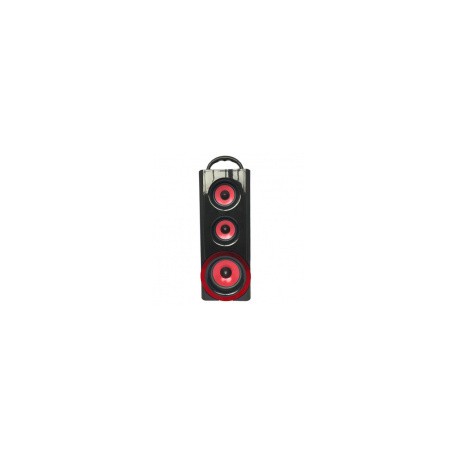 BRobotix Bocina Portátil KS-432, Inalámbrico, 10W RMS, Negro/RojoMEDI SOL