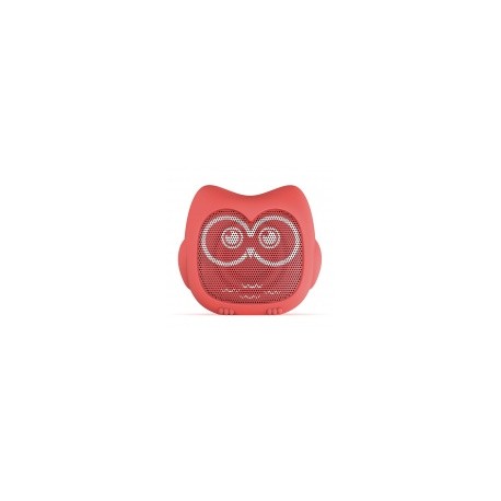 Getttech Bocina Portatil Little Owl, Bluetooth, Inalámbrico, 3W RMS, RojoMEDI SOL