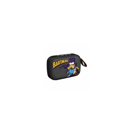 Steren Bocina Portátil BOC-832 Los Simpsons Bartman, Bluetooth, Inalámbrico, 3W RMS, NegroMEDI SOL