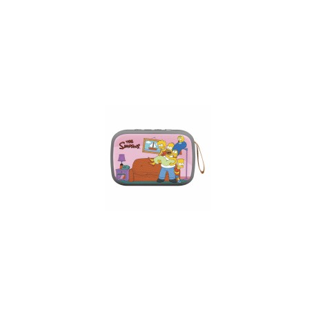Steren Bocina Portátil BOC-832 Los Simpsons, Bluetooth, Inalámbrico, 3W RMS, Gris/RosaMEDI SOL
