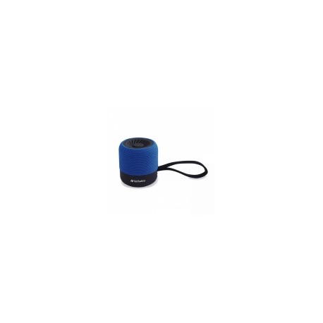 Verbatim Bocina Portátil Mini, Bluetooth, Inalámbrico, 3W RMS, USB, AzulMEDI SOL