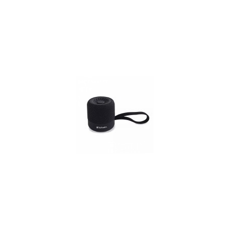 Verbatim Bocina Portátil Mini, Bluetooth, Inalámbrico, 3W RMS, USB, NegroMEDI SOL